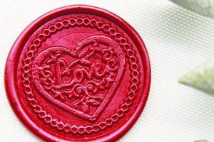 Elegant Heart Wax Seal Stamps & Sets | Safem Fabrication - Precision Engineering & Custom Manufacturing Solutions