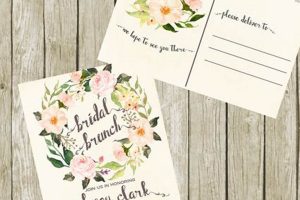 Charming Postcard Bridal Shower Invitations & Ideas | Safem Fabrication - Precision Engineering & Custom Manufacturing Solutions