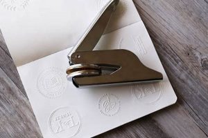 Personalized Custom Book Stamp Embossers & Sets | Safem Fabrication - Precision Engineering & Custom Manufacturing Solutions
