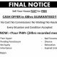 Final Notice Postcard | Safem Fabrication - Precision Engineering & Custom Manufacturing Solutions