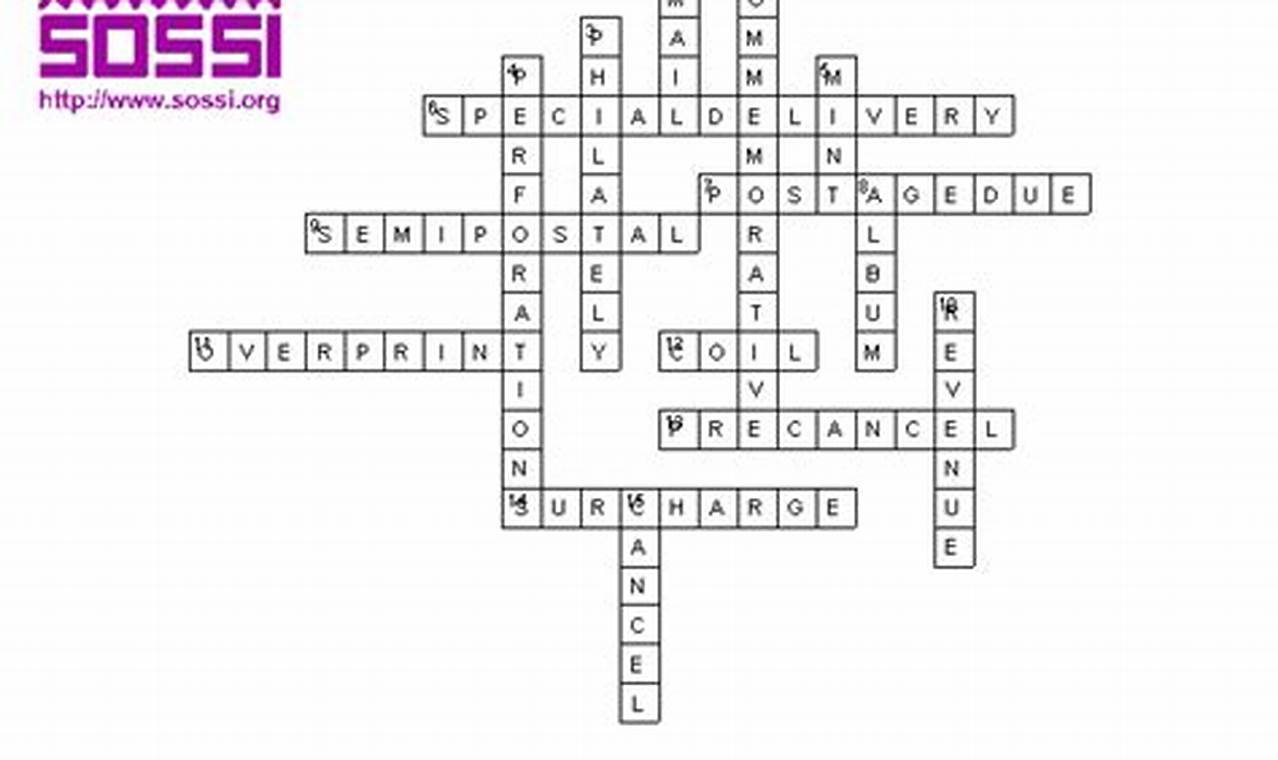 Solve Free Stamp Collecting Crossword Puzzles Online