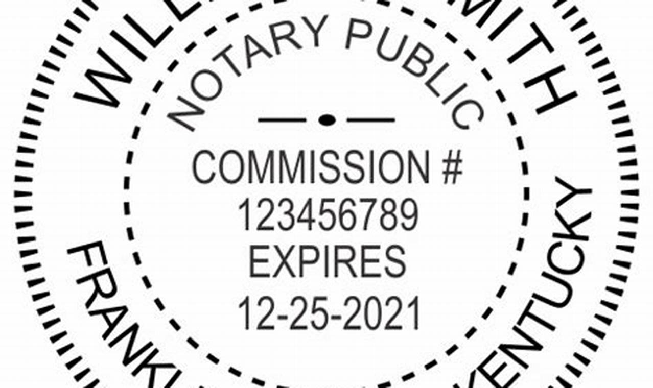 Photo inspiration: Gallery Detail: Kentucky Notary Stamp Requirements Faqs