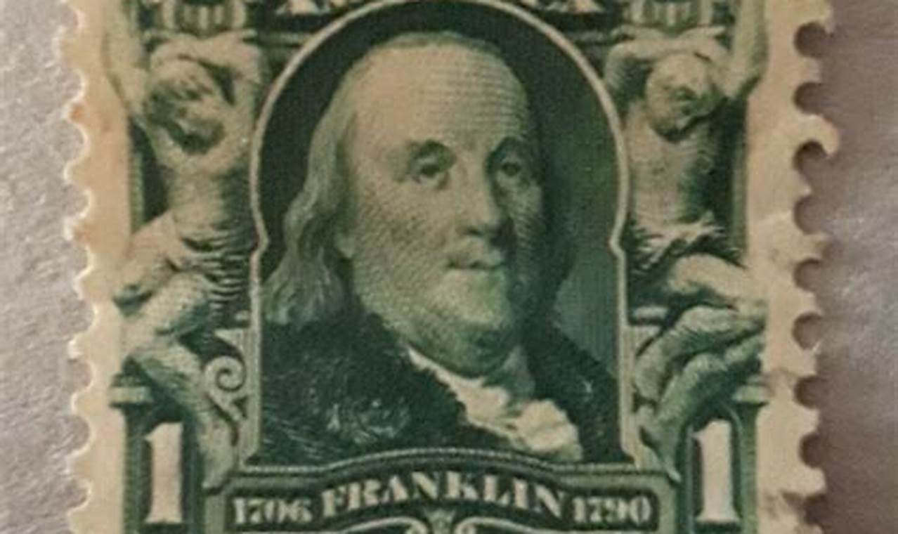 Historic Franklin 1 Cent Stamp Value & Worth