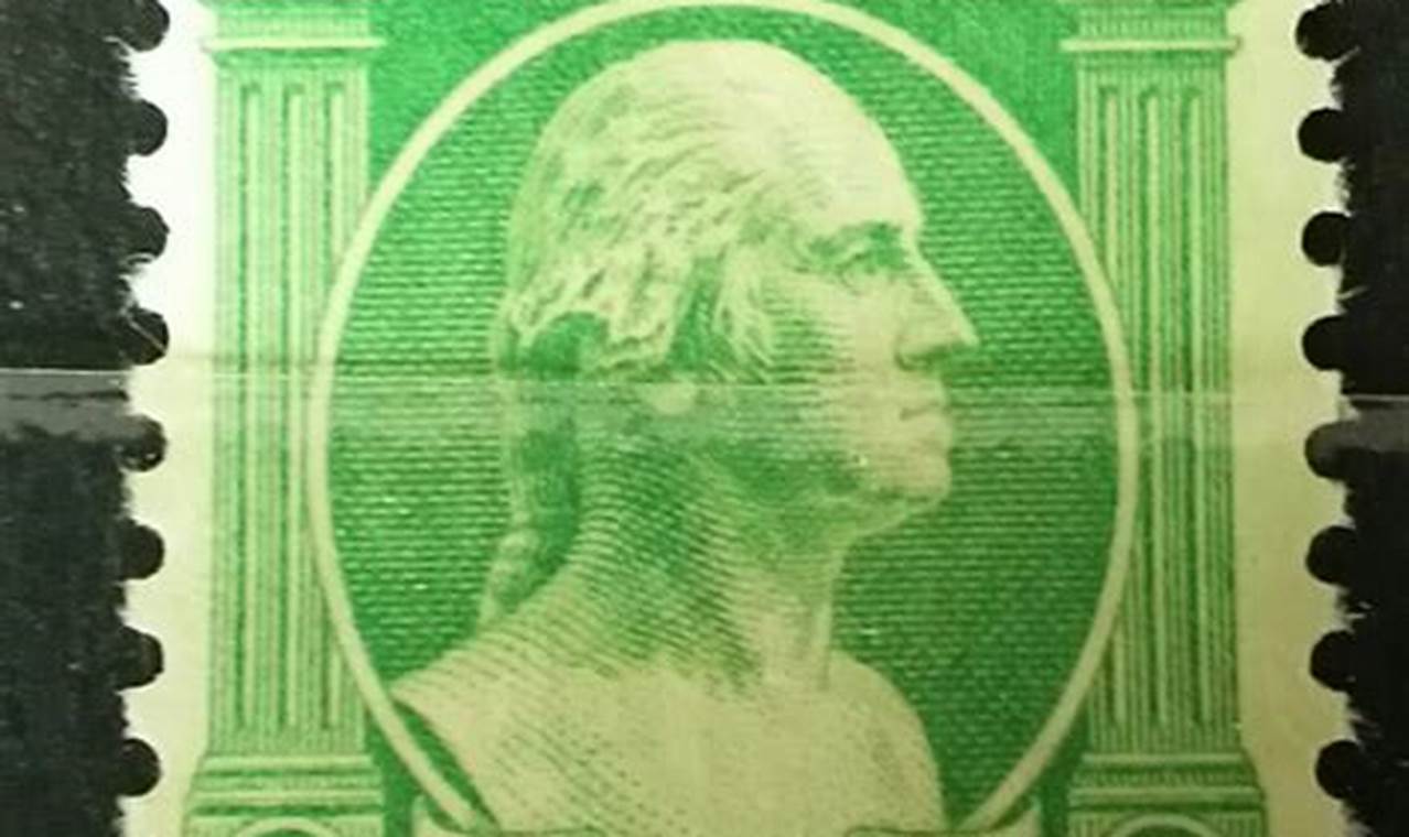 Early 1 Cent Washington Stamp Value & Worth