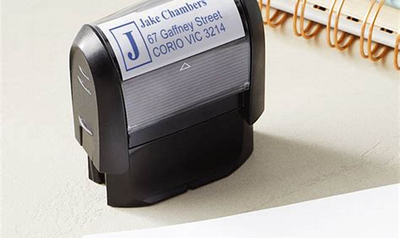 Custom Vistaprint Rubber Stamps & Seals