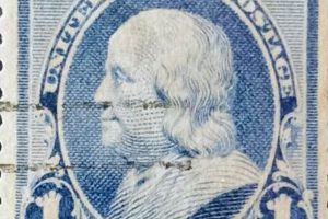 Value of a 1 Cent Blue Benjamin Franklin Stamp Old Stamp Collecting Guide: Discover, Value & Preserve Vintage Stamps Value of a 1 Cent Blue Benjamin Franklin Stamp | Old Stamp Collecting Guide: Discover, Value & Preserve Vintage Stamps
