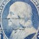 Value of a 1 Cent Blue Benjamin Franklin Stamp | Old Stamp Collecting Guide: Discover, Value & Preserve Vintage Stamps