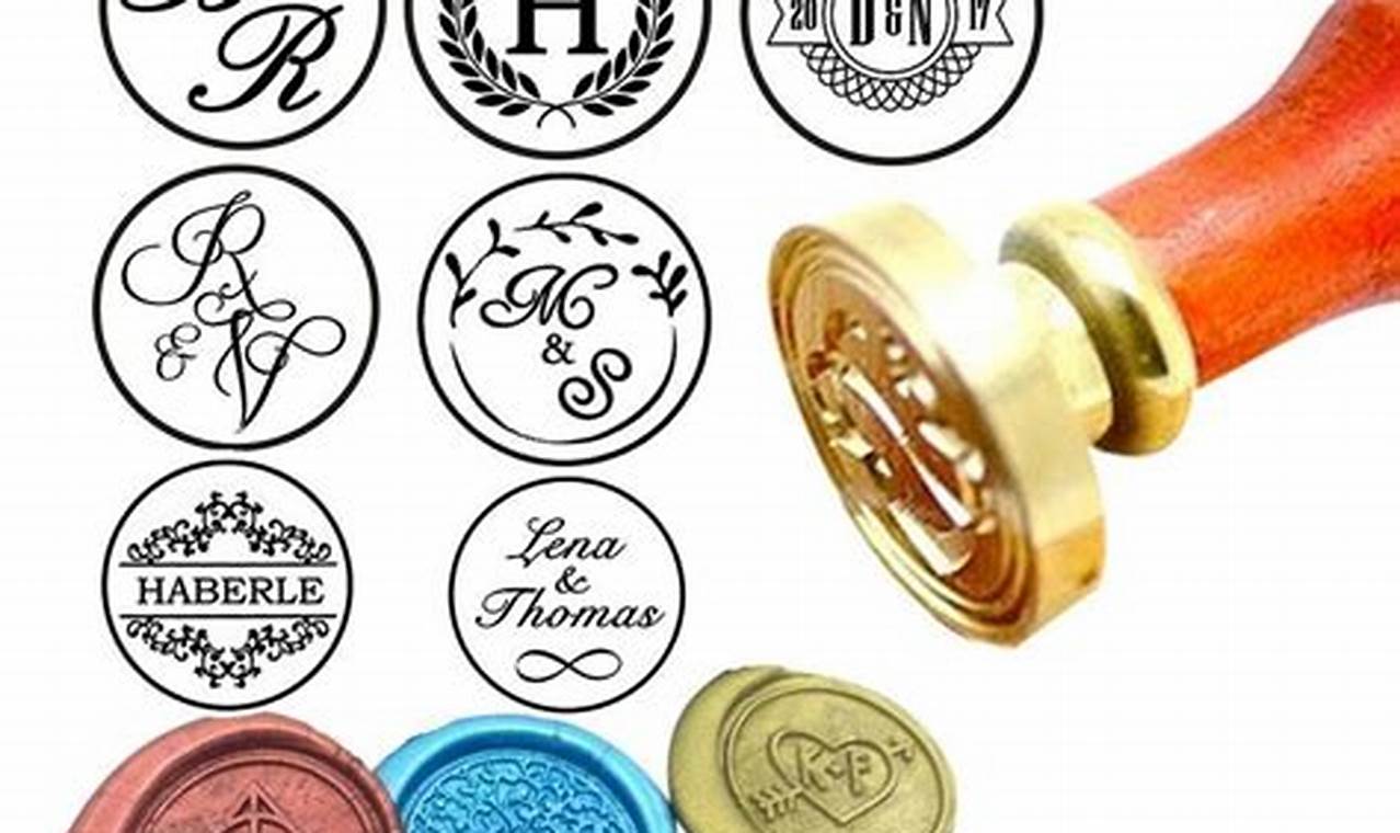 For Stamp Design Design Your Own Custom Wax Stamp Kit