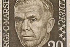 Value of a 20 Cent George C. Marshall Stamp Old Stamp Collecting Guide: Discover, Value & Preserve Vintage Stamps Value of a 20 Cent George C. Marshall Stamp | Old Stamp Collecting Guide: Discover, Value & Preserve Vintage Stamps