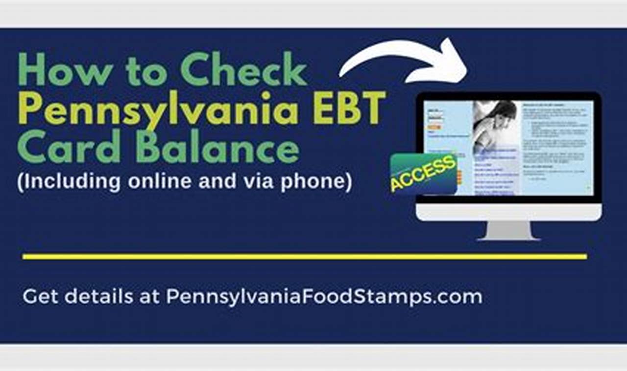 Spbp Card Check Your PA Food Stamp Balance Instantly