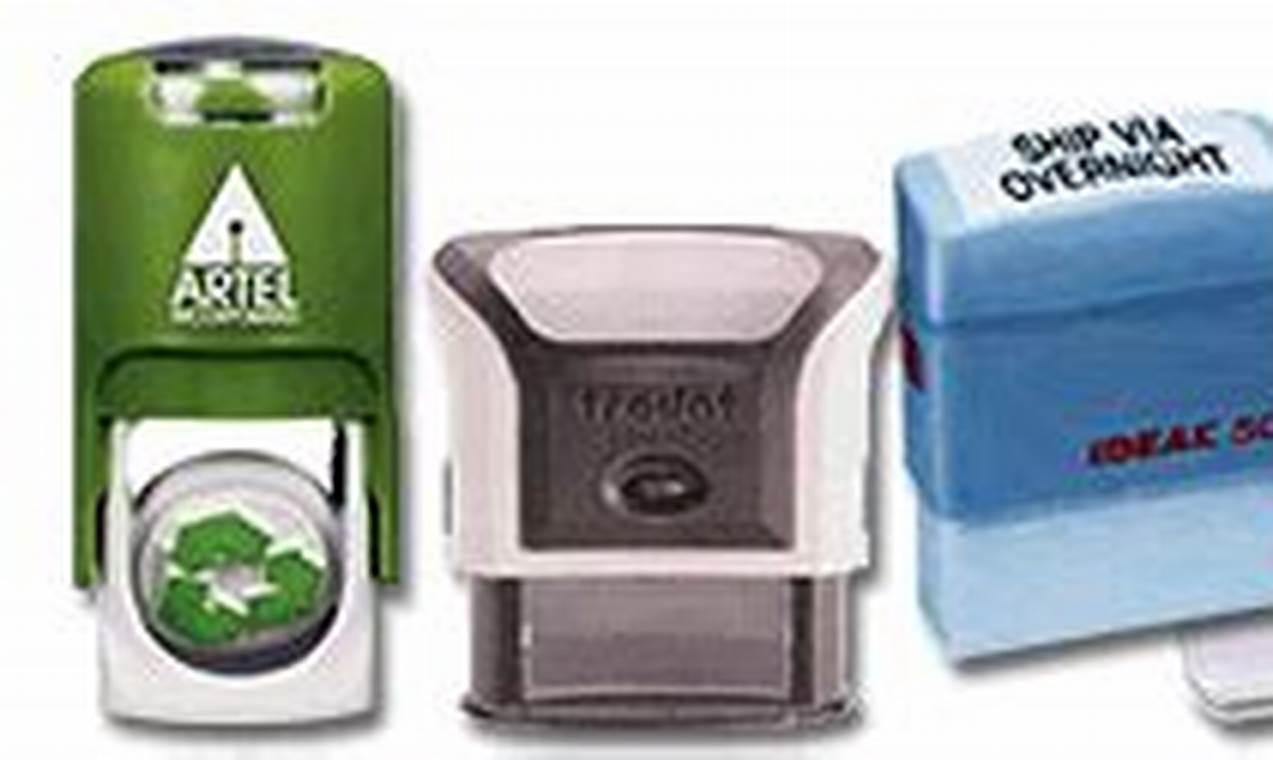 Personalized Custom Stamp and Pad Solutions