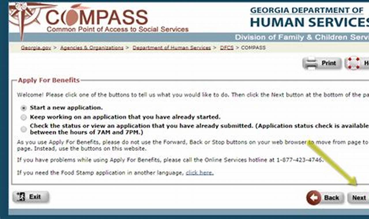 Apply for GA Food Stamps: Compass.ga.gov Guide