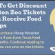 Zoo Ticket Discounts for Food Stamp Recipients | Old Stamp Collecting Guide: Discover, Value & Preserve Vintage Stamps