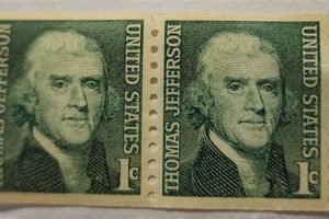 Classic Thomas Jefferson 1 Cent Stamp Green Guide Old Stamp Collecting Guide: Discover, Value & Preserve Vintage Stamps Classic Thomas Jefferson 1 Cent Stamp Green Guide | Old Stamp Collecting Guide: Discover, Value & Preserve Vintage Stamps