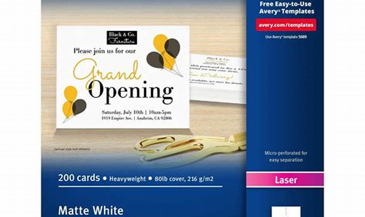 Free Avery Postcard Templates 4x6 Printable