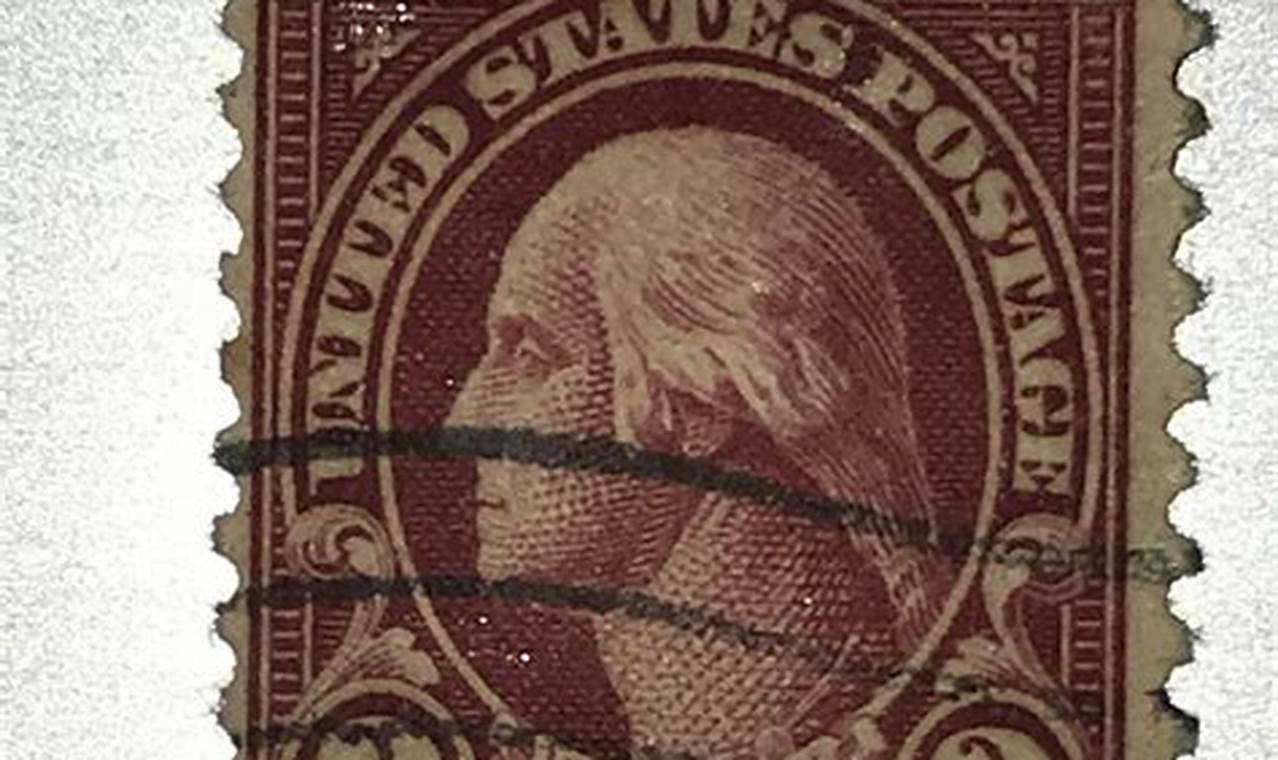 Classic Two Cent George Washington Stamps
