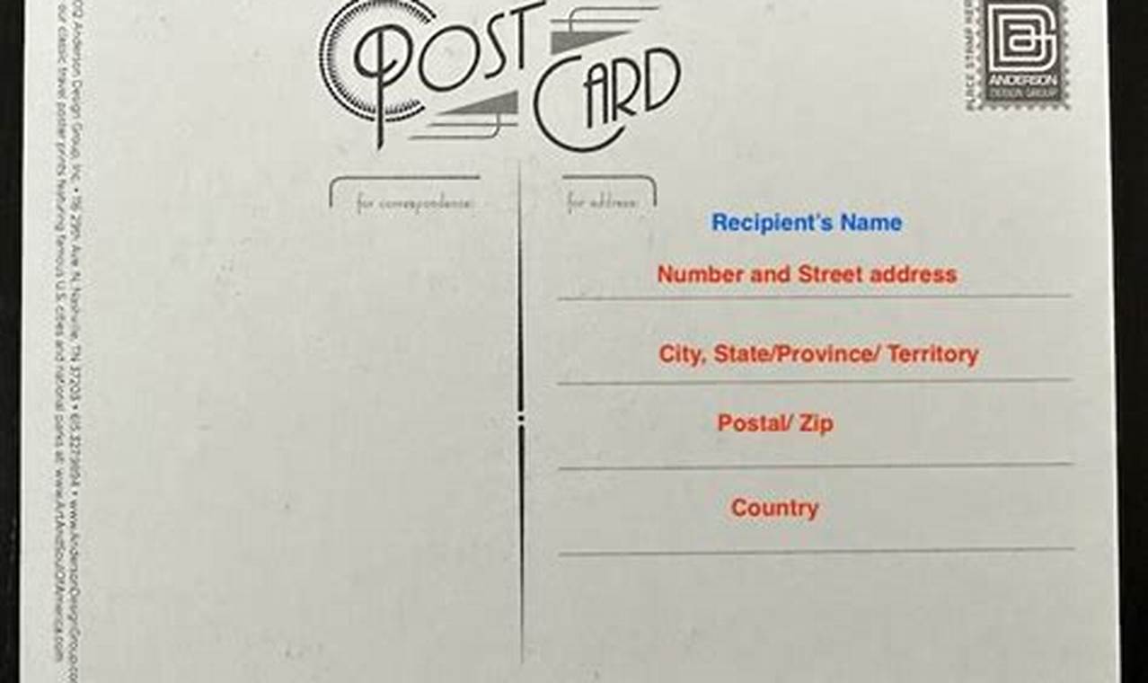Perfect Postcard Format Address Guide