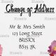 Change Of Address Postcard | Old Stamp Collecting Guide: Discover, Value & Preserve Vintage Stamps