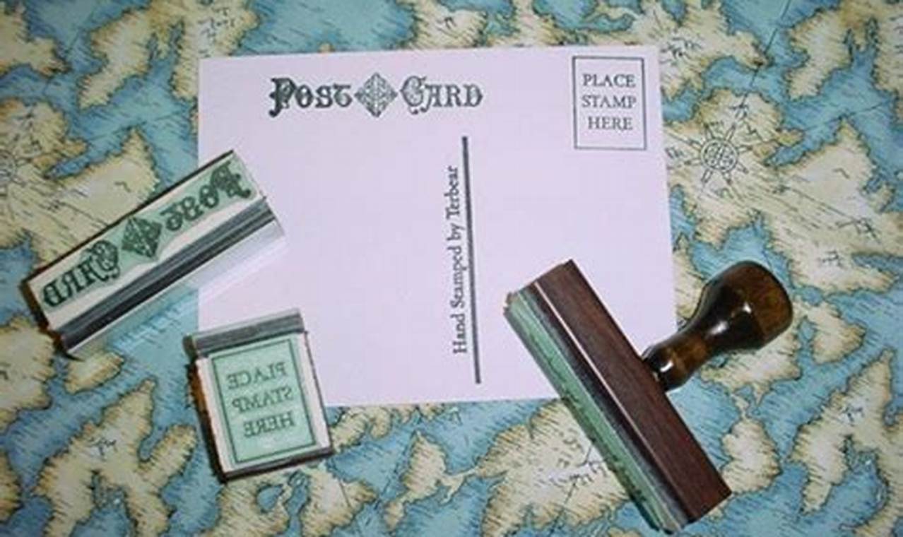 Custom Postcard Rubber Stamps & Designs