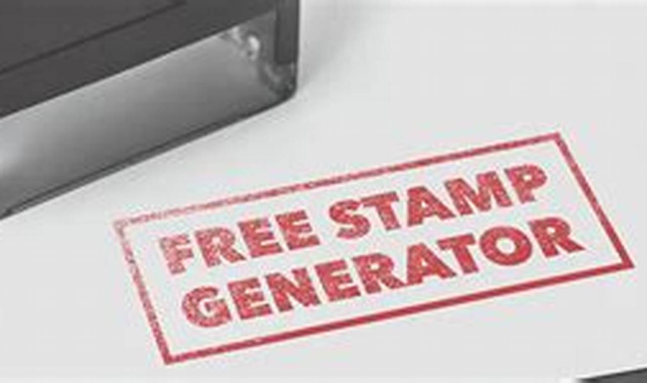 Create Custom Stamps with Free Online Generator