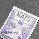 Historic 3 Cent NATO Stamp: Cold War Era | Old Stamp Collecting Guide: Discover, Value & Preserve Vintage Stamps