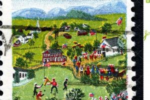 Collecting Grandma Moses Postage Stamps: A Guide | Old Stamp Collecting Guide: Discover, Value & Preserve Vintage Stamps
