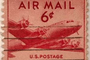 Historic 6 Cent Airmail Stamp Value Guide | Old Stamp Collecting Guide: Discover, Value & Preserve Vintage Stamps
