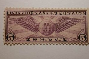 1958-67 5 Cent US Airmail Stamp Value & Price Guide | Old Stamp Collecting Guide: Discover, Value & Preserve Vintage Stamps