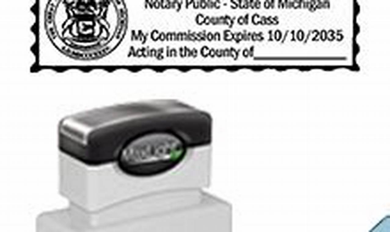 Michigan Notary Public Stamp: A Guide | Old Stamp Collecting Guide: Discover, Value & Preserve Vintage Stamps