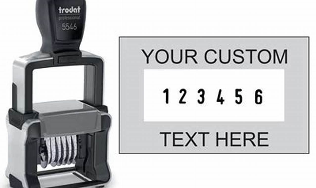 Personalized Custom Number Stamps & Seals | Old Stamp Collecting Guide: Discover, Value & Preserve Vintage Stamps