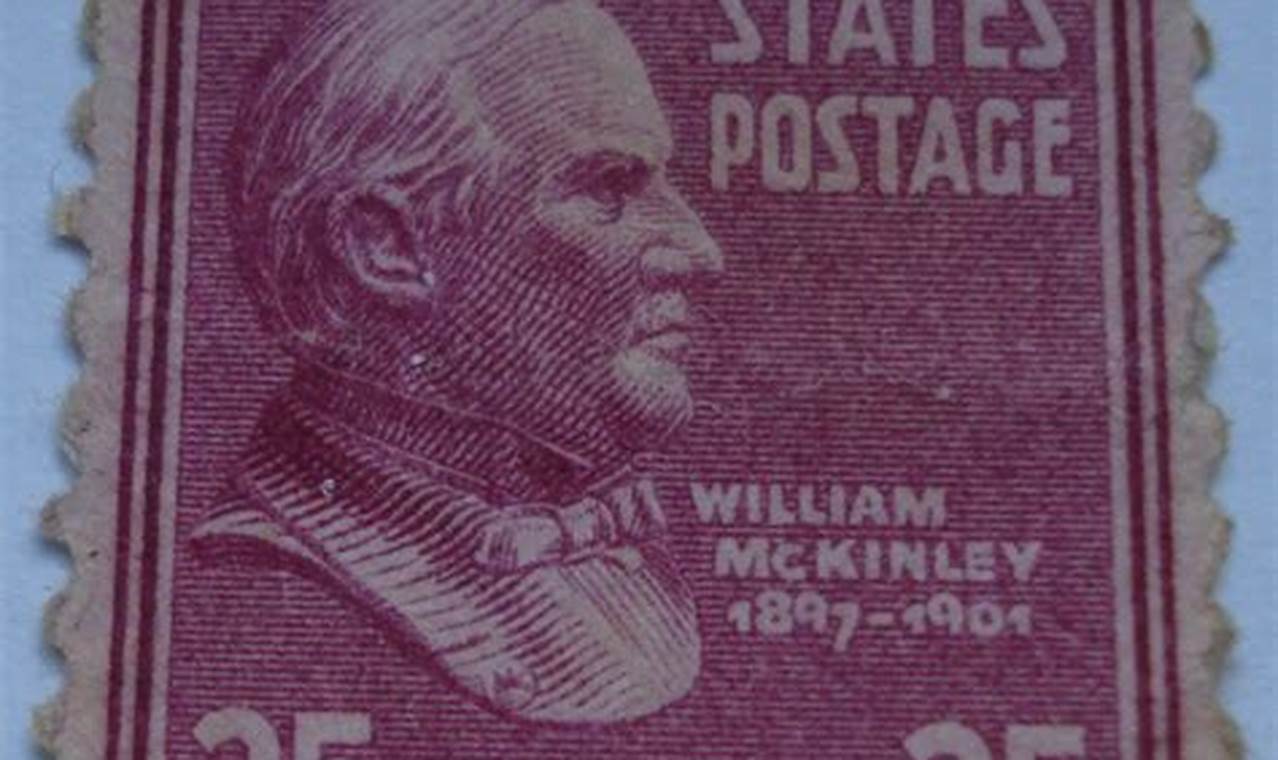 Classic William McKinley 25 Cent Stamps | Old Stamp Collecting Guide: Discover, Value & Preserve Vintage Stamps