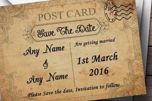 Unique Vintage Postcard Save the Dates | Old Stamp Collecting Guide: Discover, Value & Preserve Vintage Stamps