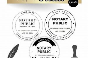 Official Notary Public Stamp Template Designs | Old Stamp Collecting Guide: Discover, Value & Preserve Vintage Stamps