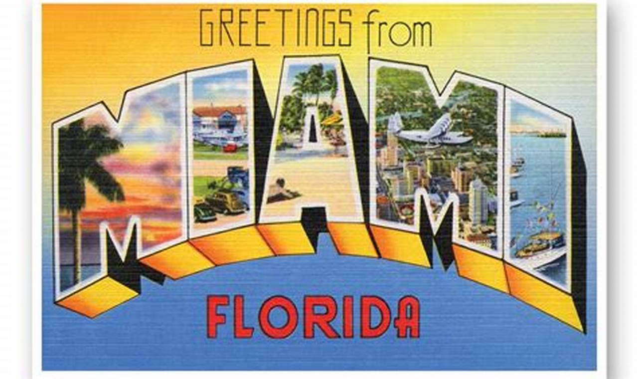 Vintage Miami Postcards: Greetings from Florida