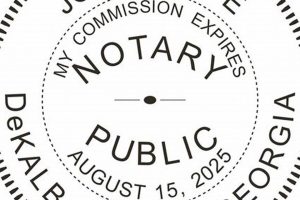Georgia Notary Stamps & Seals: Embossers, Inkers | Old Stamp Collecting Guide: Discover, Value & Preserve Vintage Stamps