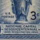 Historic National Capital Sesquicentennial Stamp: 1950 3 | Old Stamp Collecting Guide: Discover, Value & Preserve Vintage Stamps