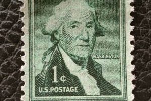 Historic 1 Cent George Washington Stamp Value | Old Stamp Collecting Guide: Discover, Value & Preserve Vintage Stamps