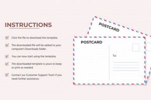 How To Design A Postcard In Word | Old Stamp Collecting Guide: Discover, Value & Preserve Vintage Stamps