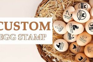 Personalized Custom Egg Stamp with Date & Logo | Old Stamp Collecting Guide: Discover, Value & Preserve Vintage Stamps