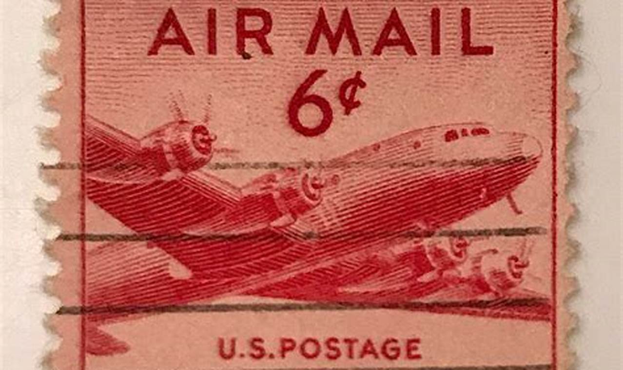 Classic US Airmail 6 Cent Stamps: A Collector's Guide | Old Stamp Collecting Guide: Discover, Value & Preserve Vintage Stamps