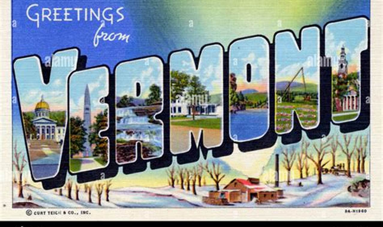 Classic Vermont Postcards: Scenic Views | Old Stamp Collecting Guide: Discover, Value & Preserve Vintage Stamps