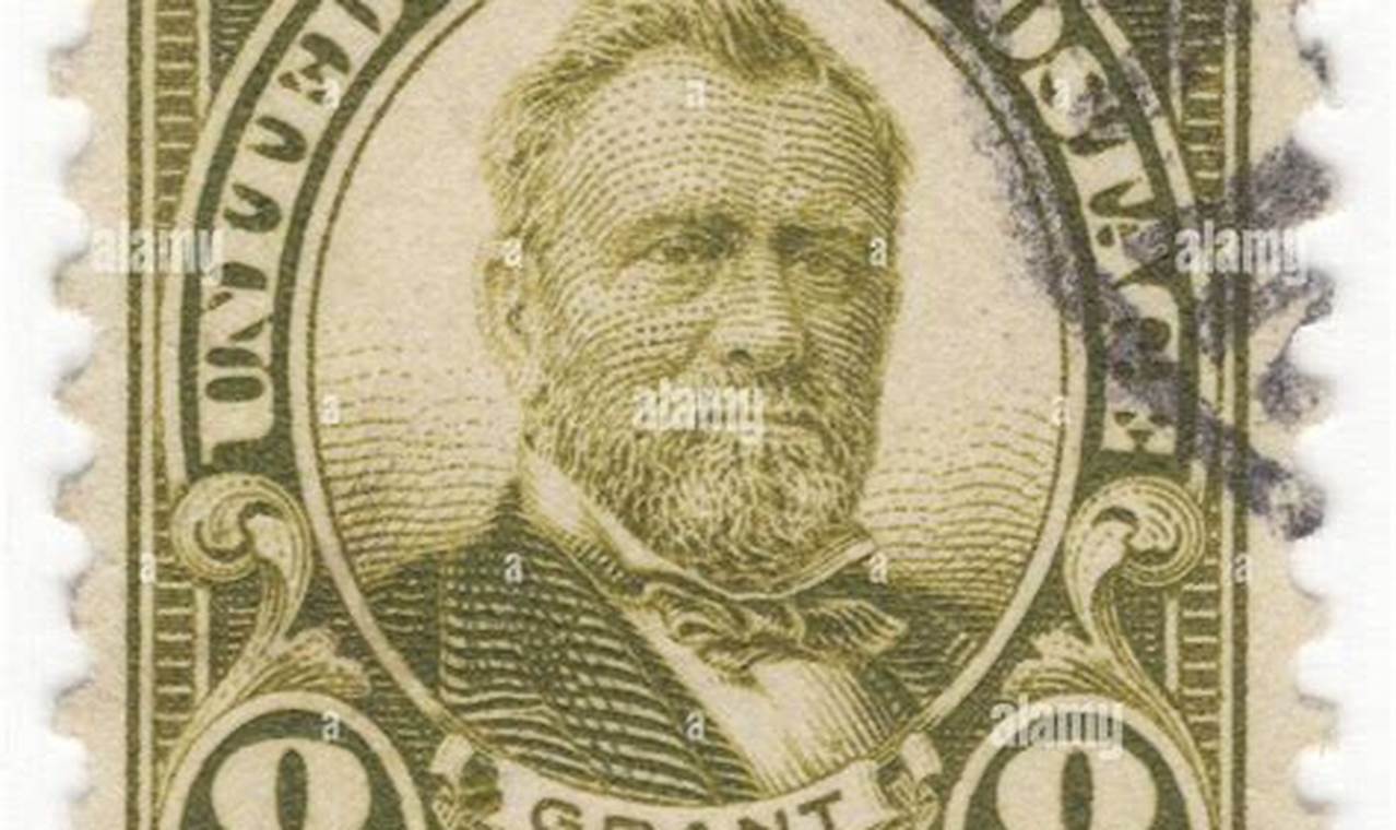 Historic Grant 8 Cent Stamps: A Collector's Guide | Old Stamp Collecting Guide: Discover, Value & Preserve Vintage Stamps