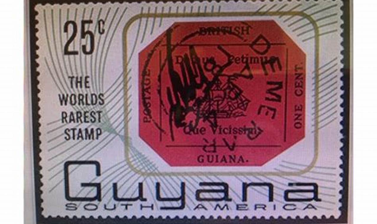 The Legendary 1-Cent Magenta Stamp of British Guiana: A Philatelic Treasure | Old Stamp Collecting Guide: Discover, Value & Preserve Vintage Stamps