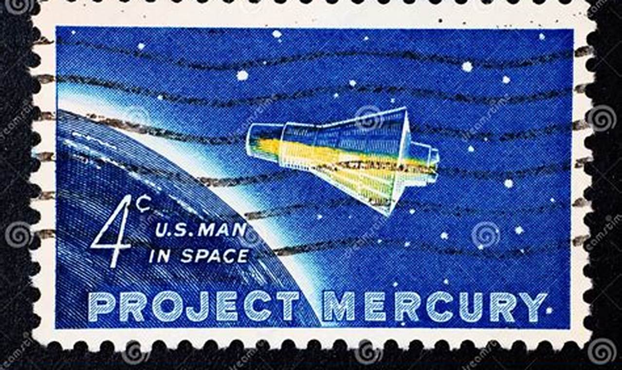 Historic Project Mercury 4-Cent Stamp: A Collector's Gem | Old Stamp Collecting Guide: Discover, Value & Preserve Vintage Stamps
