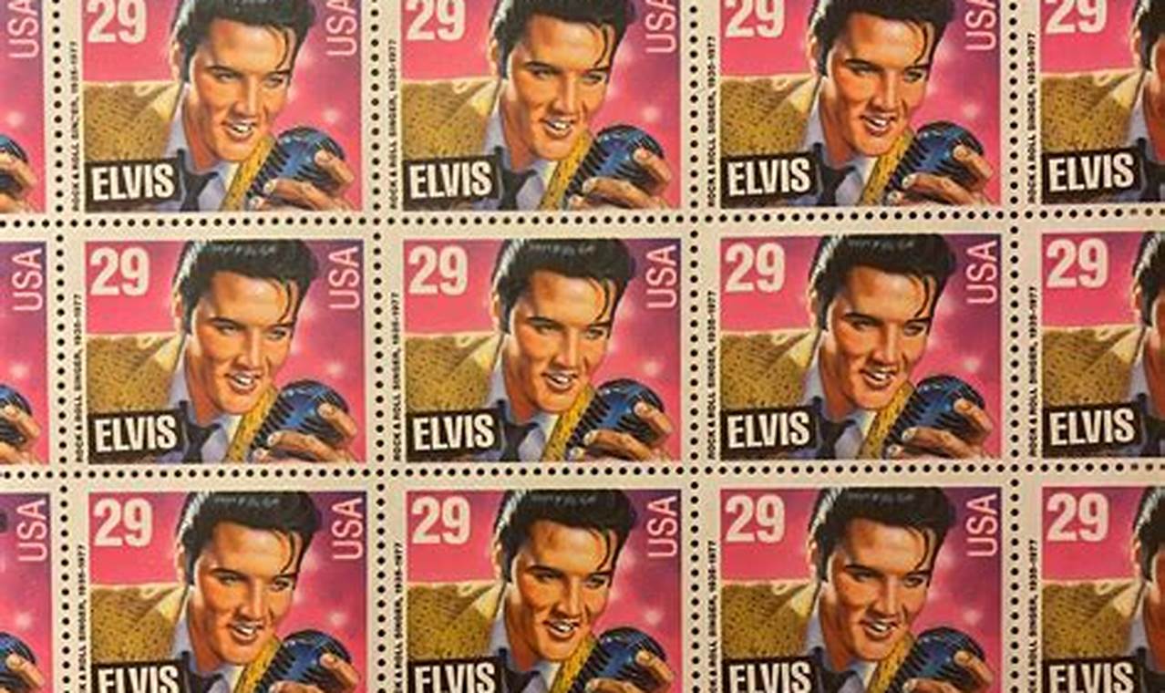 Classic Elvis 29 Cent Stamp Sheet: A Collector's Guide | Old Stamp Collecting Guide: Discover, Value & Preserve Vintage Stamps