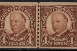 Classic Taft 4 Cent Stamp: Value & History | Old Stamp Collecting Guide: Discover, Value & Preserve Vintage Stamps