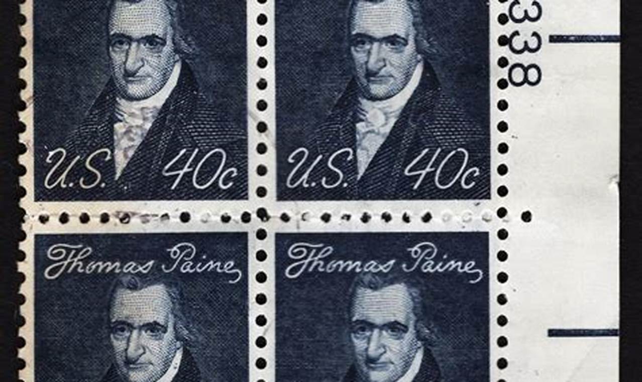Historic Thomas Paine US 40 Stamp Guide Old Stamp Collecting Guide: Discover, Value & Preserve Vintage Stamps Historic Thomas Paine US 40 Stamp Guide | Old Stamp Collecting Guide: Discover, Value & Preserve Vintage Stamps