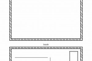 Template For Back Of Postcard | Old Stamp Collecting Guide: Discover, Value & Preserve Vintage Stamps