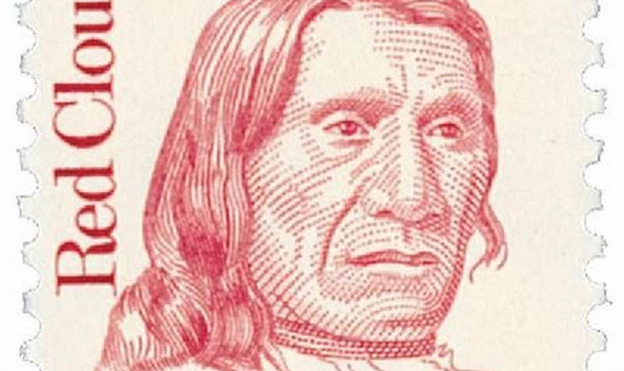 Rare 10 Cent Red Cloud Stamp: Value & History | Old Stamp Collecting Guide: Discover, Value & Preserve Vintage Stamps