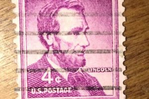 Rare Purple Lincoln 4 Cent Stamp: Collector's Guide | Old Stamp Collecting Guide: Discover, Value & Preserve Vintage Stamps